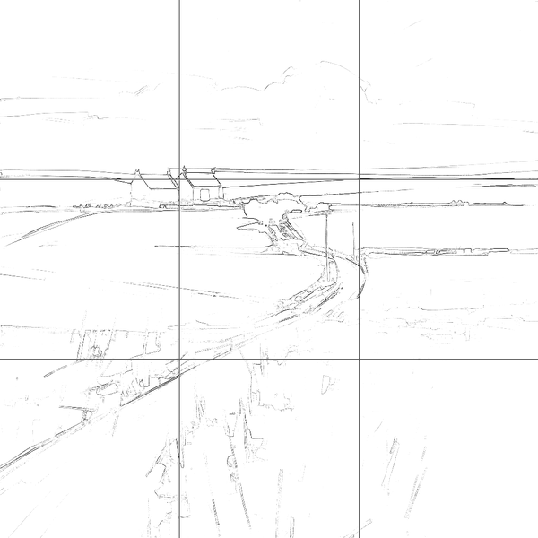 Sketch with grid