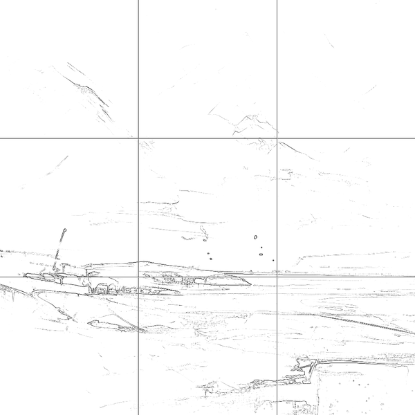 Sketch with grid