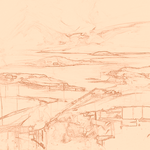 Sepia sketch