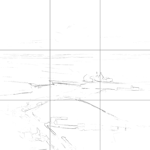 Sketch with grid