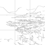 Line drawing with grid