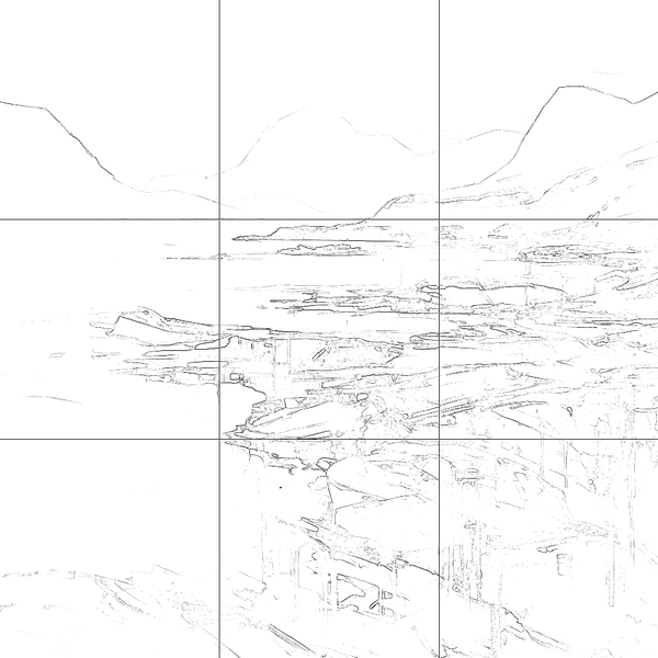 Sketch with grid