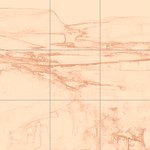 Sepia sketch with grid