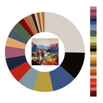 Colour wheel / palette