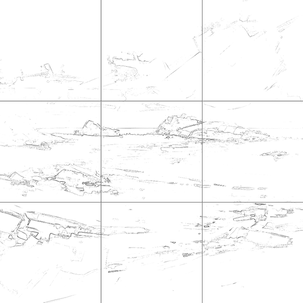 Sketch with grid