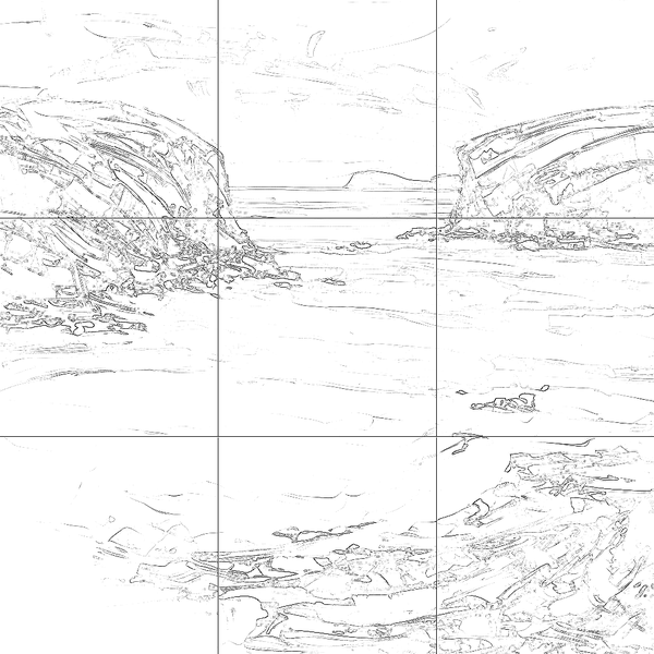 Sketch with grid