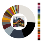 Colour wheel / palette