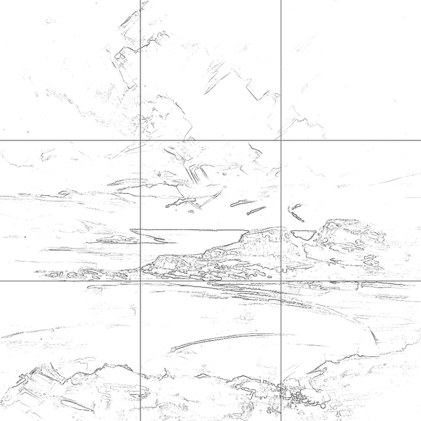 Sketch with grid