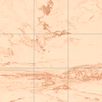 Sepia sketch with grid