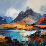 Original painting of The Cuillin