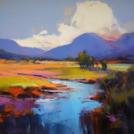 Original painting of River Spean