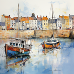 Original painting of Anstruther