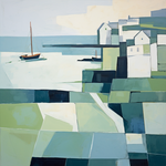 Original painting of Anstruther Harbour