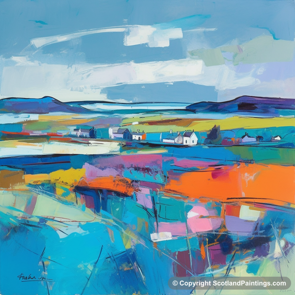 Painting - Stornoway - Scottish Cities