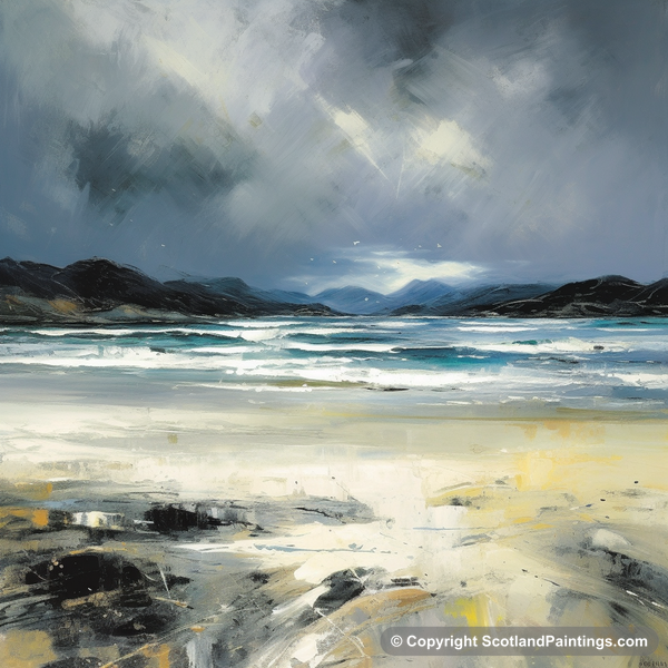 Painting - Mellon Udrigle Beach - Scottish Coves