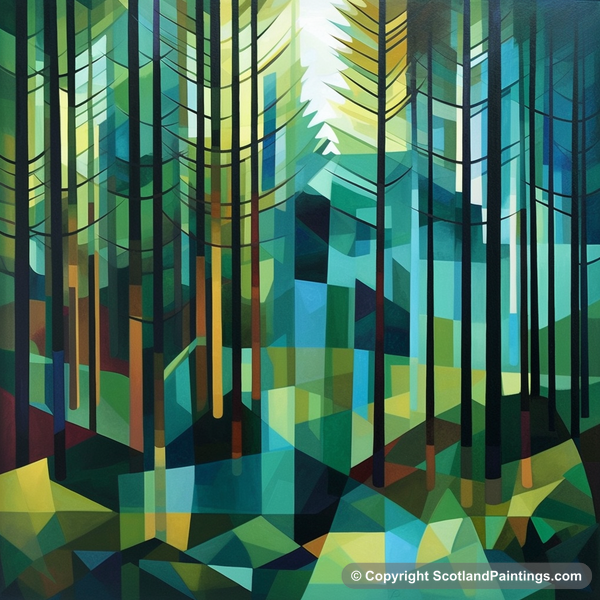 Painting - Rothiemurchus Forest - Scottish Forests