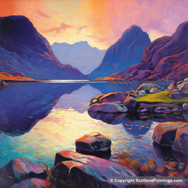 Painting - Loch Coruisk - Scottish Coves