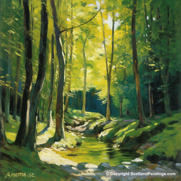 Painting - Anagach Woods - Scottish Forests