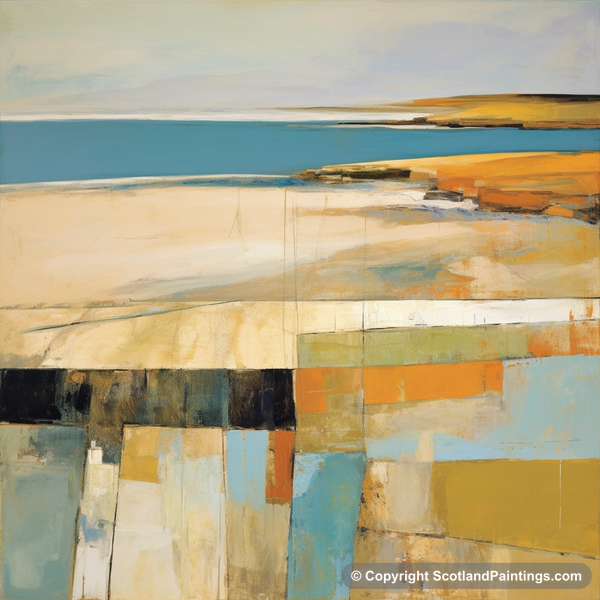 Painting - Gullane Beach - Scottish Beaches