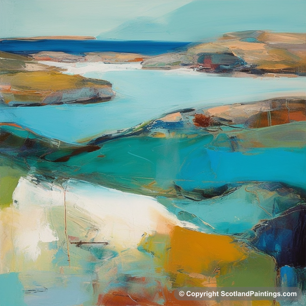 Painting - Achmelvich Bay - Scottish Coves