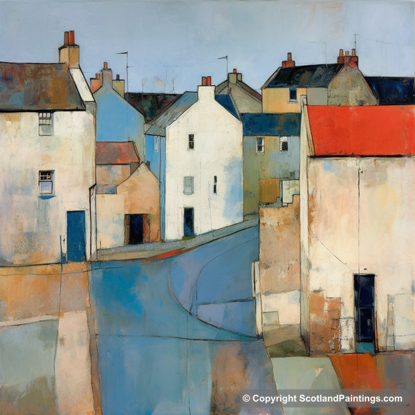 Painting - Culross - Scottish Villages