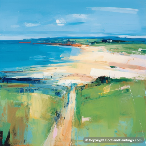 Painting - Gullane Beach - Scottish Beaches