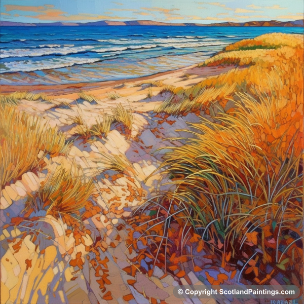 Painting - Longniddry Beach - Scottish Beaches