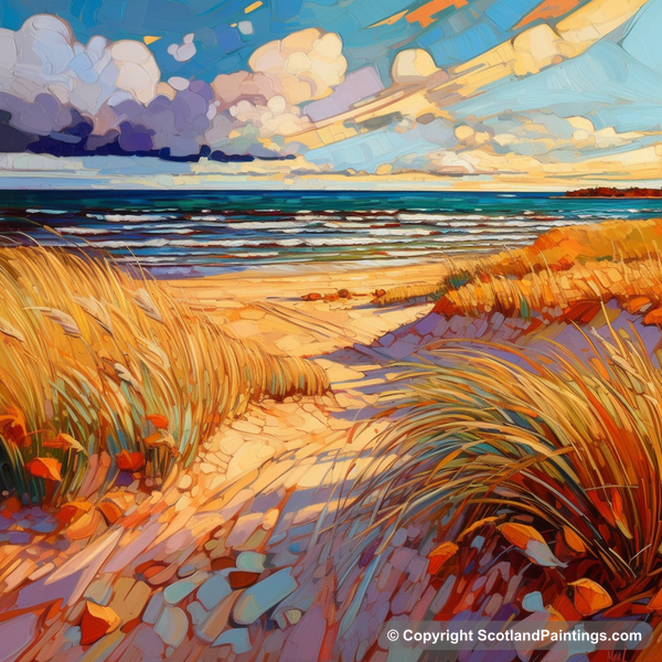 Painting - Longniddry Beach - Scottish Beaches