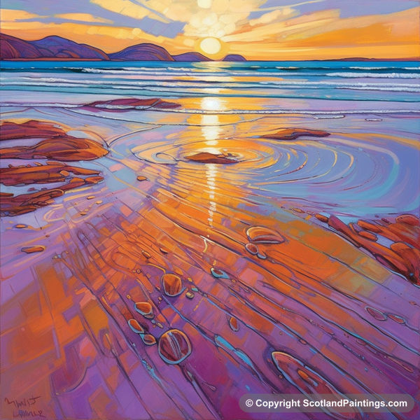 Painting - Scarista Beach - Scottish Beaches