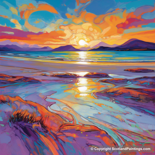 Painting - Luskentyre Sands - Scottish Beaches