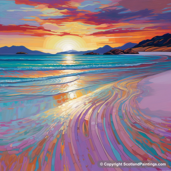 Painting - Luskentyre Sands - Scottish Beaches