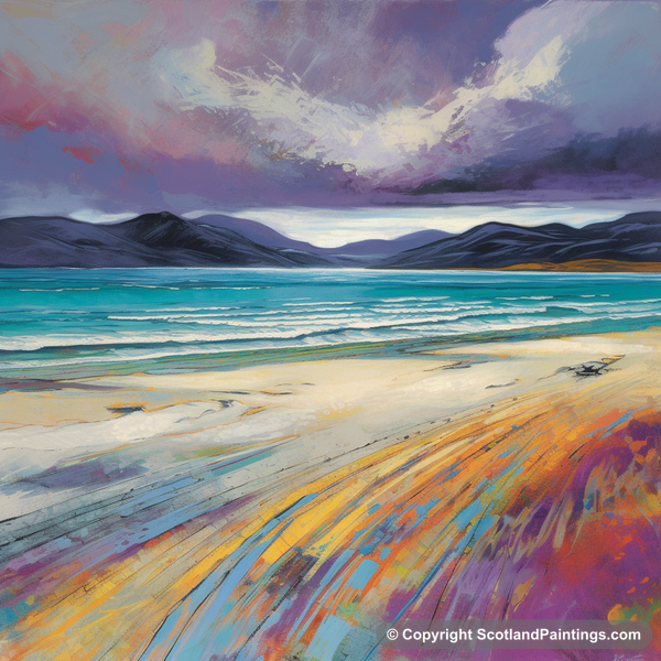 Painting - Luskentyre Sands - Scottish Beaches