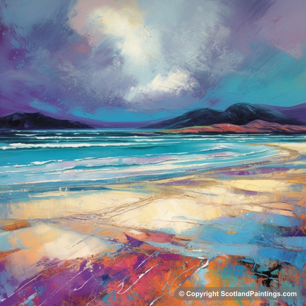 Painting - Luskentyre Sands - Scottish Beaches