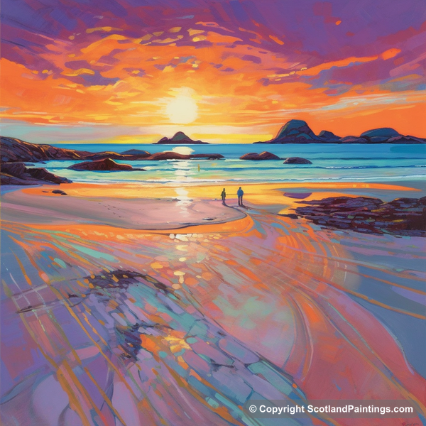 Painting - Mellon Udrigle Beach - Scottish Coves