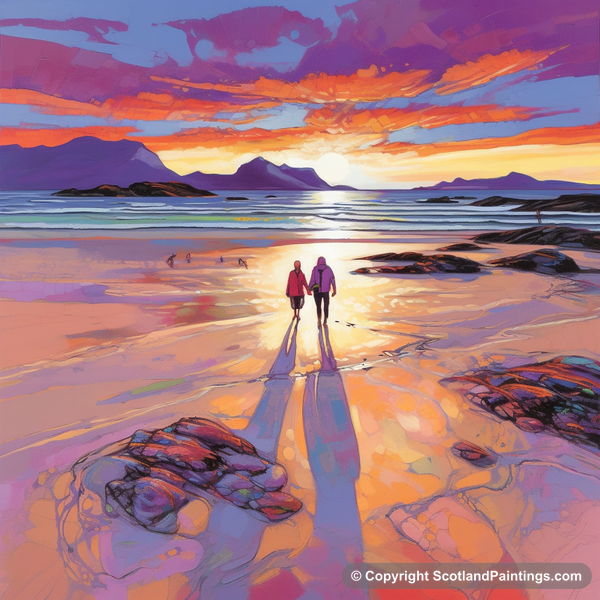 Painting - Mellon Udrigle Beach - Scottish Coves