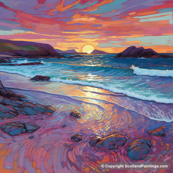 Painting - Scarista Beach - Scottish Beaches