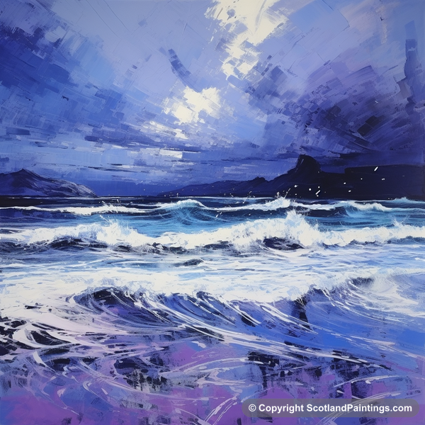 Painting - Seilebost Beach - Scottish Beaches