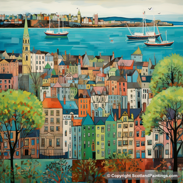 Painting - Dundee - Scottish Cities