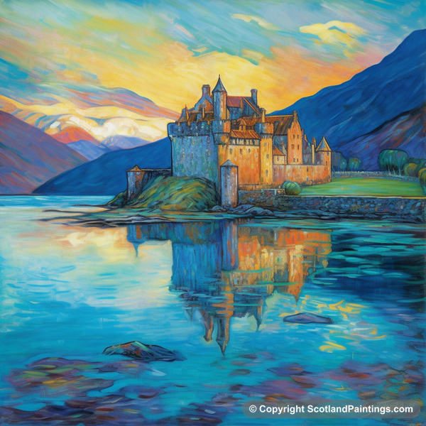 Painting - Eilean Donan - Scottish Islands