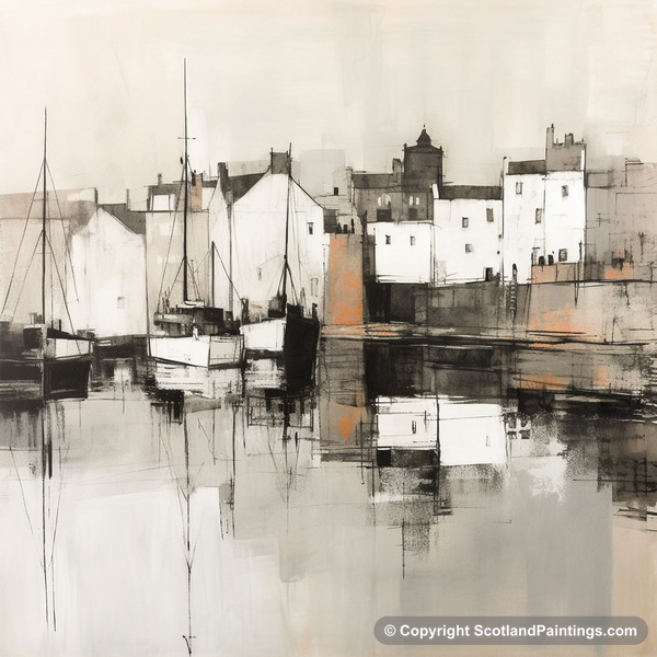 Painting - Pittenweem Harbour - Scottish Harbours