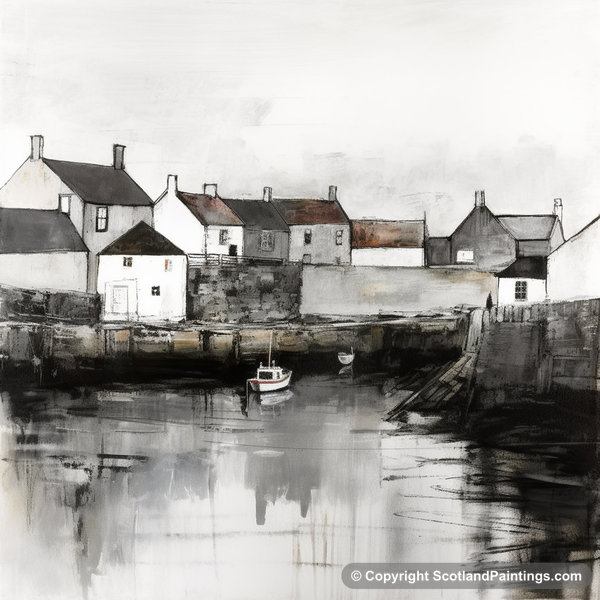 Painting - Pittenweem Harbour - Scottish Harbours