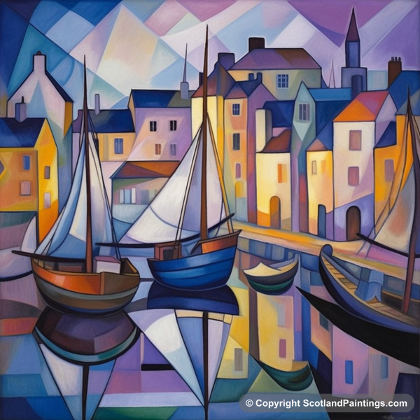 Painting - Cromarty Harbour - Scottish Harbours