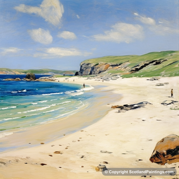 Painting - Sandwood Bay - Scottish Beaches