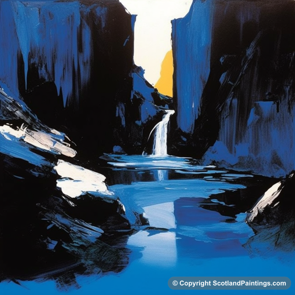 Painting - The Fairy Pools - Scottish Islands