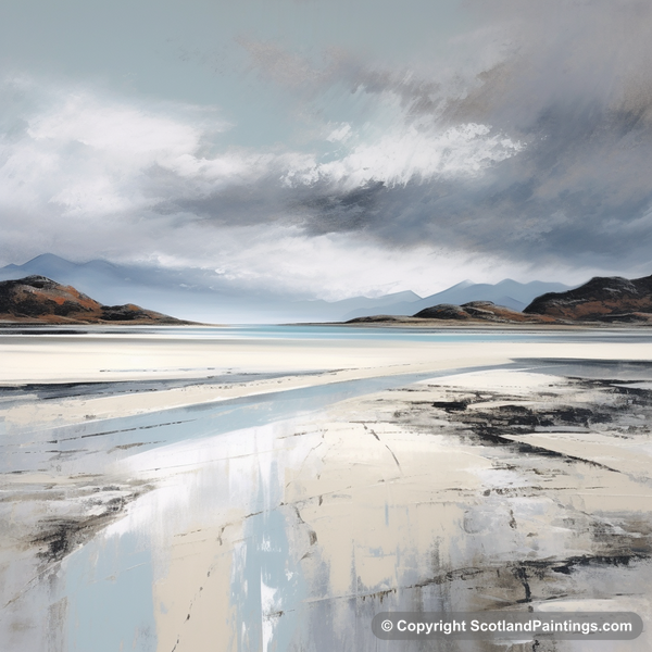 Painting - Silver Sands of Morar - Scottish Beaches