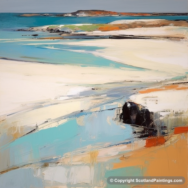 Painting - Silver Sands of Morar - Scottish Beaches