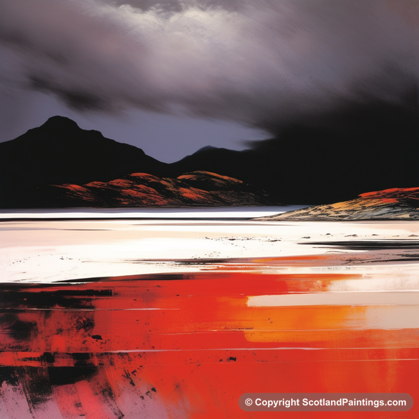 Painting - Silver Sands of Morar - Scottish Beaches