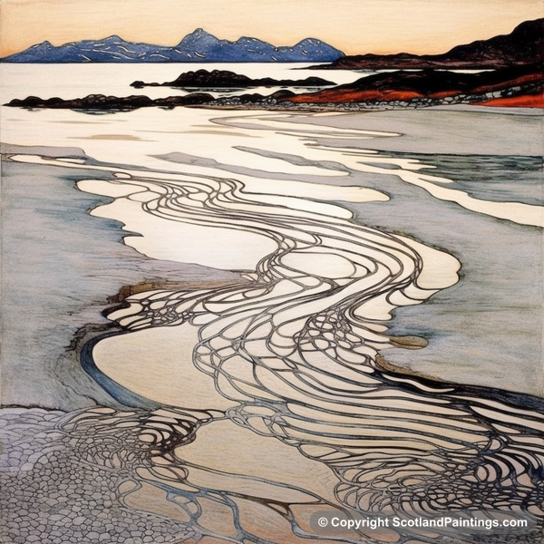 Painting - Silver Sands of Morar - Scottish Beaches