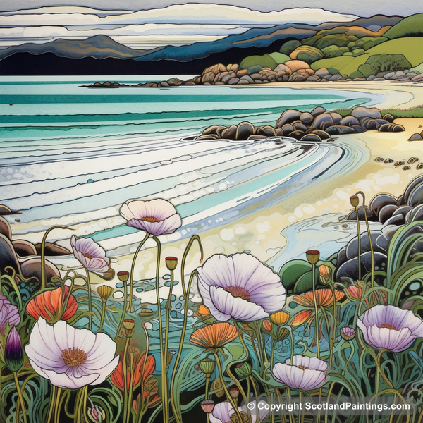 Painting - Silver Sands of Morar - Scottish Beaches