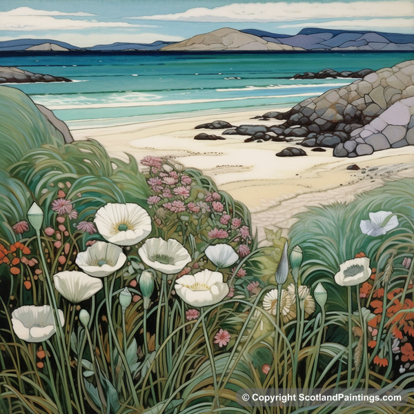 Painting - Silver Sands of Morar - Scottish Beaches